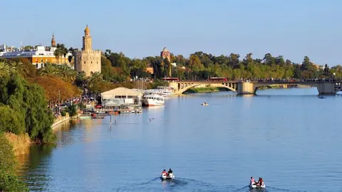 R&iacute;o Guadalquivir a la altura de Sevilla