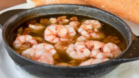 Gambas al ajillo