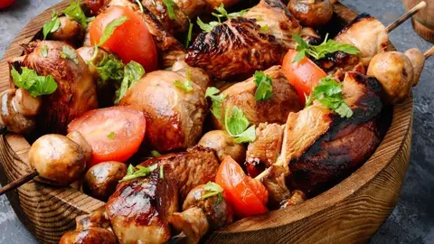 Brochetas de solomillo