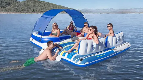 Isla Hinchable Bestway 43105 Tropical Breeze - Amazon