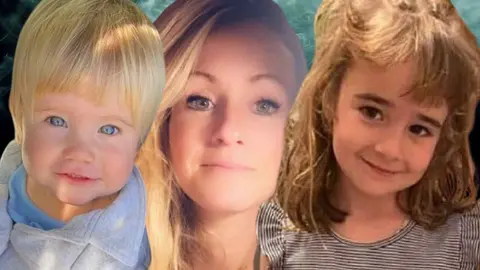 Beatriz Zimmerman junto a  sus hijas Anna y Olivia Gimeno