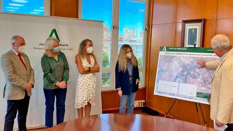 Ana Mestre Junta de Andaluc&iacute;a Mejora Carreteras Alcala del Valle