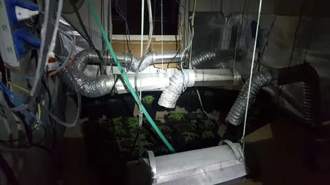 Incendio en una casa