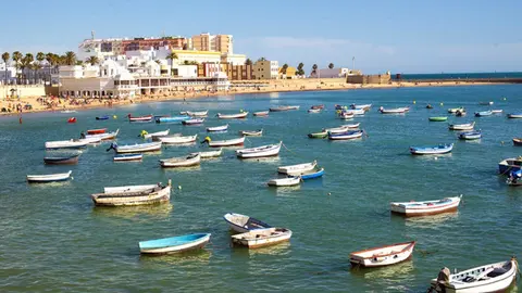 Barquitas en La Caleta