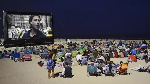 Cine en la Playa en C&aacute;diz