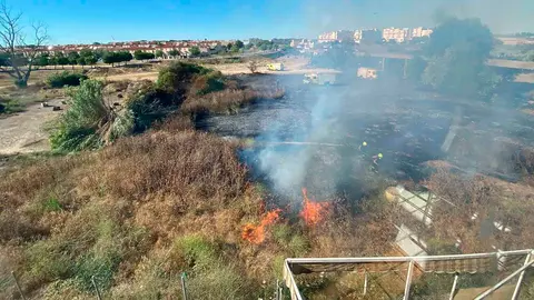 Incendios en La Canaleja de Jerez