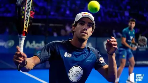 Juan Lebron durante el World Padel Tour
