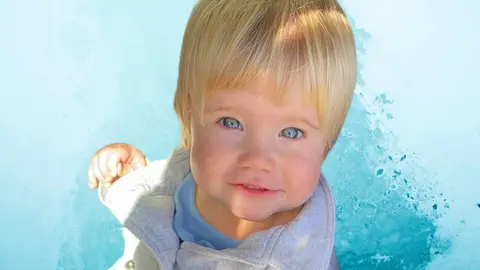 Anna, una de las ni&ntilde;as de Tenerife