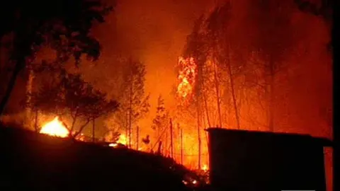 Incendio en Jubrique