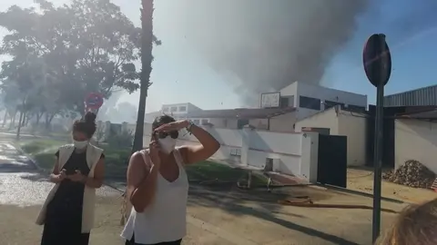 Incendio en Almonte (Huelva)