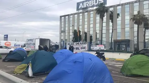 Nuevas movilizaciones en Airbus Puerto Real