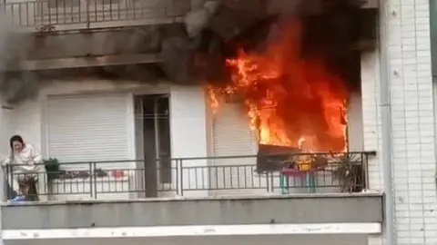 El incendio ha tenido lugar en la localidad de Almonte