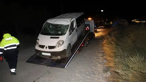Accidente de furgoneta en El Ejido