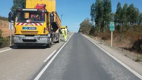 Traves&iacute;a del Rosal de la Frontera en Huelva