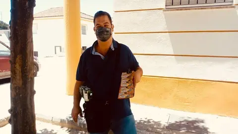 Rafael Rosa, vendedor de la ONCE que ha repartido 200.000 euros en Algar
