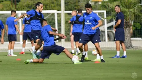 Entrenamiento del C&aacute;diz
