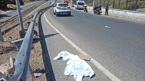 Accidente en cruce de Jerez de la Frontera para la Carretera de Sanl&uacute;car de Barrameda 