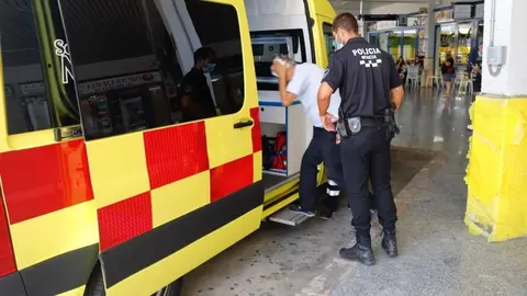 El conductor agredido en Murcia