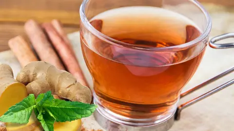 El t&eacute; de canela, jengibre y menta ayuda a quemar grasa abdominal r&aacute;pidamente