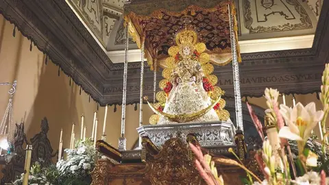 La Virgen del Roc&iacute;o, en la parroquia de la Asunci&oacute;n