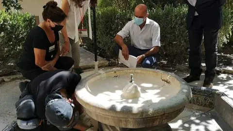 El Alc&aacute;zar inicia obras de restauraci&oacute;n en la Fuente del Jard&iacute;n del Pr&iacute;ncipe para recuperar su funcionalidad