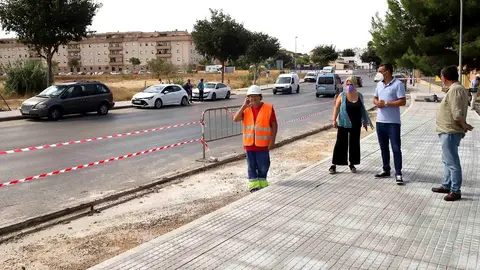 Estado de las obras en el paseo de las Delicias y la Canaleja en Jerez