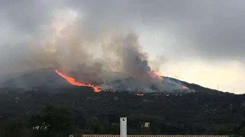 El incendio de Tarifa