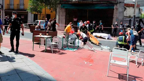 Atropello m&uacute;ltiple Ponferrada (Le&oacute;n)