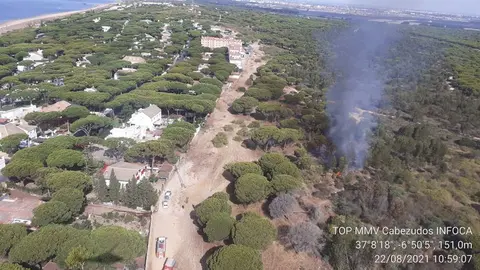 Incendio en Moguer (Huelva)