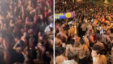 Fiesta en Torremolinos (M&aacute;laga) durante el Matrix Sun Festival