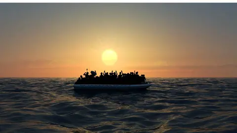 Patera con inmigrantes rumbo a C&aacute;diz