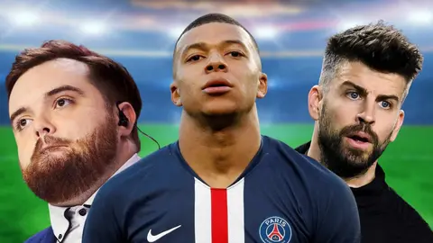 Gerard Piqu&eacute; a Ibai Llanos: "Florentino P&eacute;rez traer&aacute; a Mbapp&eacute; como hizo con Figo"