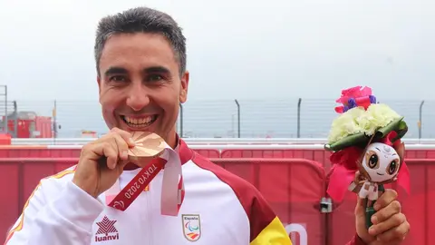 Garc&iacute;a-Marquina tras conquistar el bronce en los Juegos Paralimpicos de Tokio 2020 (1)