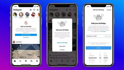 Instagram pedir&aacute; la fecha de nacimiento