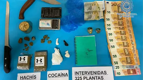 Droga intervenida en Jerez