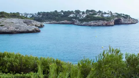 La playa de Cala Mandia en Mallorca