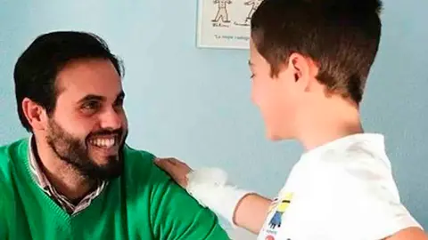 Mario, ni&ntilde;o jerezano con fibrosis qu&iacute;stica