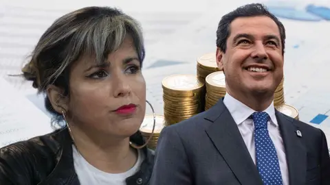 Teresa Rodr&iacute;guez y Juanma Moreno