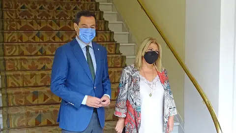 Juanma Moreno valora junto a Mamen S&aacute;nchez las inversiones de la Junta en la ciudad | Jes&uacute;s Catal&aacute;n