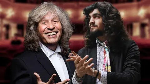 Jos&eacute; Merc&eacute; pone patas arriba Madrid en un concierto junto a su "sobri" Israel Fern&aacute;ndez