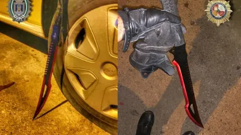 Machete intervenido en Rota