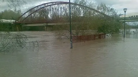 El r&iacute;o Guadalquivir, a su paso por Villafranca