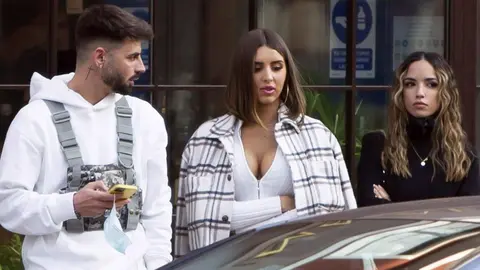 Isaac, Marina y Luc&iacute;a de La isla de las tentaciones