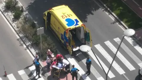 Un anciano ha atropellado a una mujer en un paso de cebra