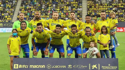 Once titular del C&aacute;diz CF frente al FC Barcelona