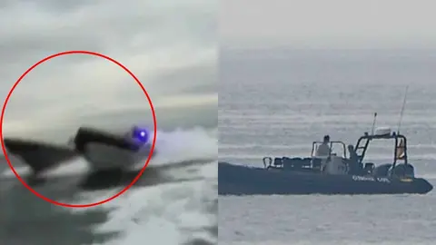 La marina brit&aacute;nica en Gibraltar se enfrenta a una lancha de la Guardia Civil