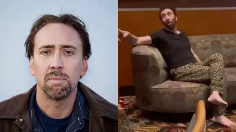 Sacan a Nicolas Cage a empujones de un resaurante en Las Vegas al creer que es un indigente