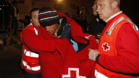 Almer&iacute;a ha sido escenario de un desembarco masivo de inmigrantes