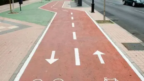 El carril bici de Granada