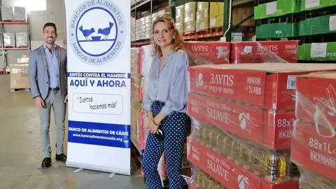 Mercadona entrega al Banco de Alimentos de C&aacute;diz m&aacute;s de 5.000 kilos de alimentos (1)